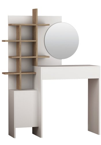 NORDVÄRK Mup MakeUp Bord, HvidEgetr