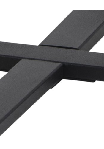 ACT NORDIC Amble rund sofabord - sort melamin og metal (77)