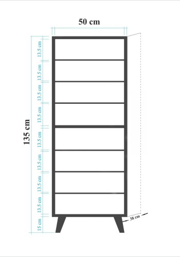NORDVÄRK Filinta skoskab, Sonoma eg