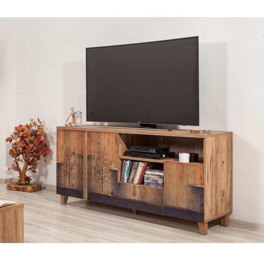 NORDVÄRK Marina TV Stand, Atlantic Pine