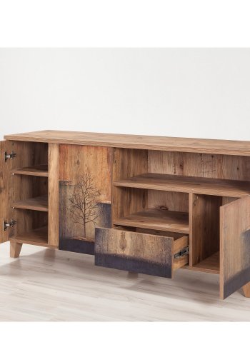 NORDVÄRK Marina TV Stand, Atlantic Pine