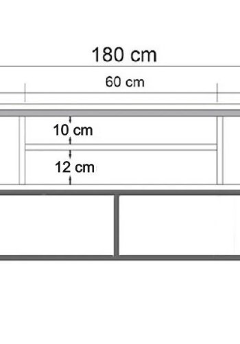 NORDVÄRK Rodez TV Stand, WalnutSort