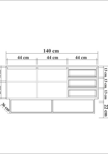 NORDVÄRK Ruba konsol, valndSort