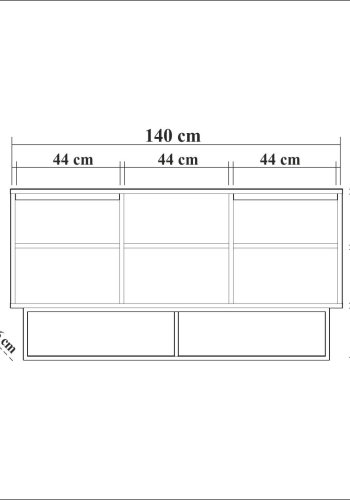 NORDVÄRK Zela Console, WalnutSort