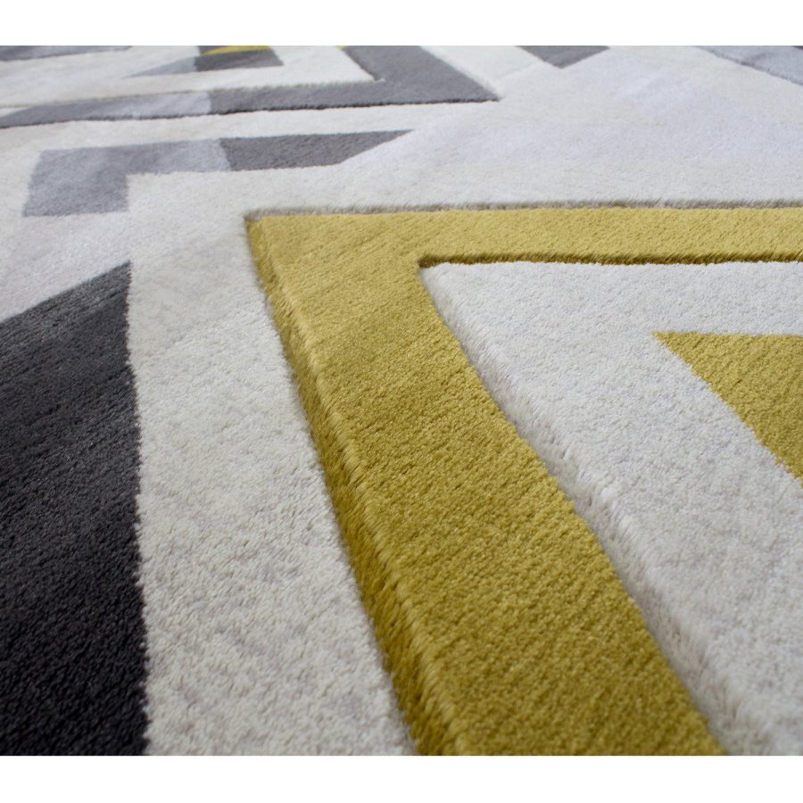 TEPPI H776 gulvtppe m. mnster, rund - multifarvet polypropylen (160)