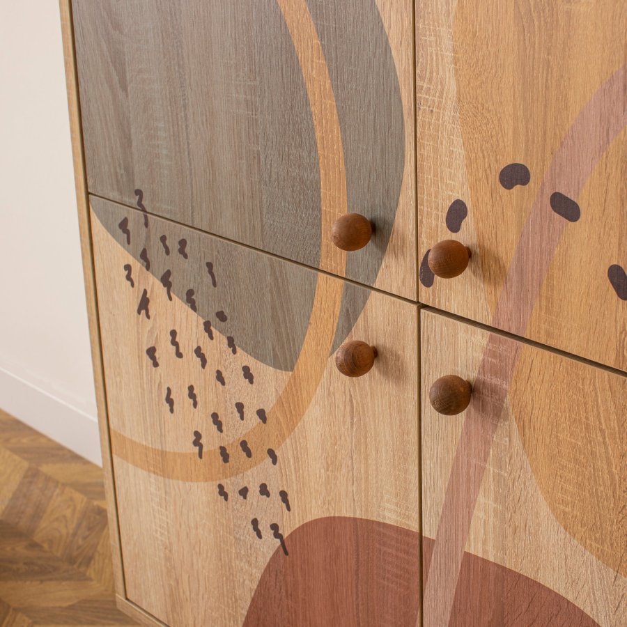 NORDVÄRK Multilüx multifunktionsskab, multifarvet