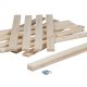 WOOOD lamelbund, 14 stk. lameller, inkl. skruer - natur nletr (90x200)