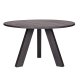 WOOOD Rhonda spisebord, rund - sort eg (129)