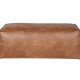BEPUREHOME Rodeo puf - cognac stof (120x60)