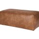 BEPUREHOME Rodeo puf - cognac stof (120x60)