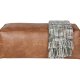 BEPUREHOME Rodeo puf - cognac stof (120x60)