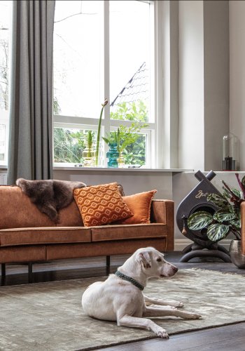 BEPUREHOME Rodeo 3 pers. sofa - cognac stof