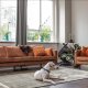 BEPUREHOME Rodeo 3 pers. sofa - cognac stof