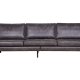 BEPUREHOME Rodeo 3 pers. sofa - sort stof