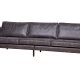 BEPUREHOME Rodeo 3 pers. sofa - sort stof