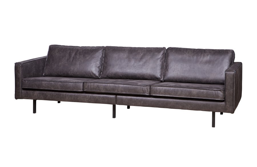 BEPUREHOME Rodeo 3 pers. sofa - sort stof