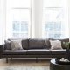 BEPUREHOME Rodeo 3 pers. sofa - sort stof