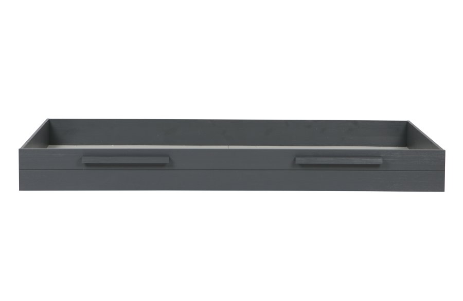 WOOOD Dennis sengeskuffe/gsteseng, ekskl. lamelbund og madras - stlgr fyrretr (198x91)