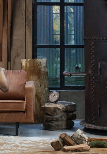 BEPUREHOME Rodeo 2,5 pers. sofa - cognac stof