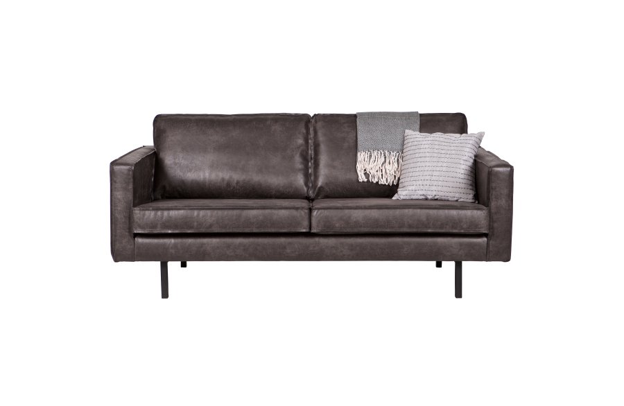 BEPUREHOME Rodeo 2,5 pers. sofa - sort stof