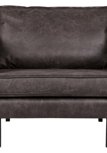 BEPUREHOME Rodeo lnestol - sort stof