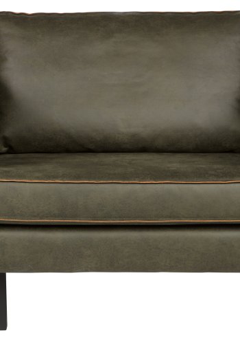 BEPUREHOME Rodeo lnestol - army grn stof