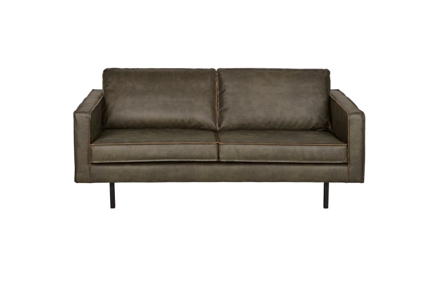 BEPUREHOME Rodeo 2,5 pers. sofa - army grn stof