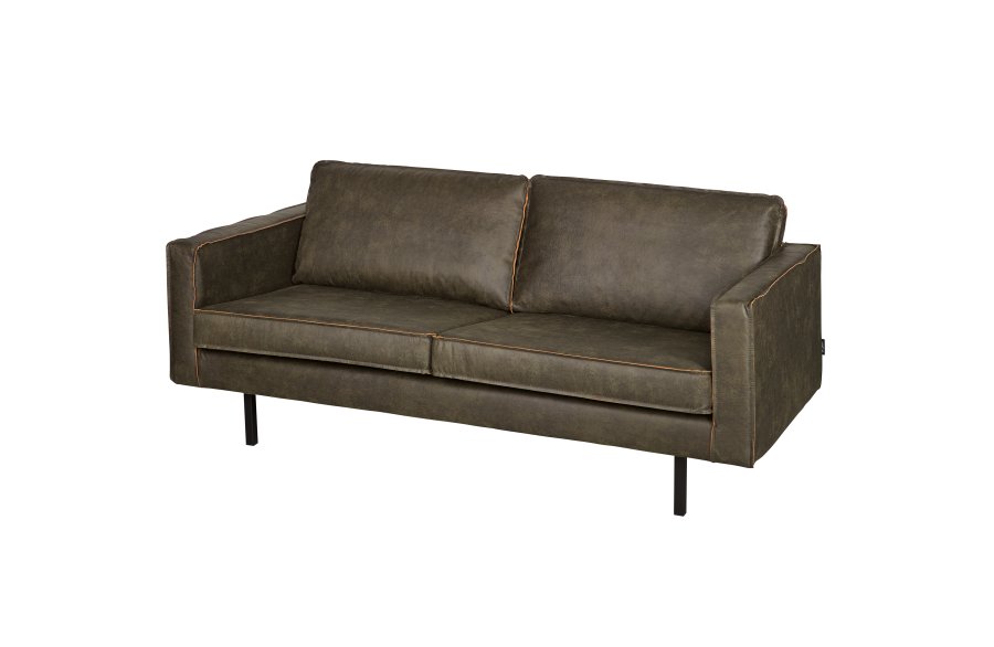 BEPUREHOME Rodeo 2,5 pers. sofa - army grn stof