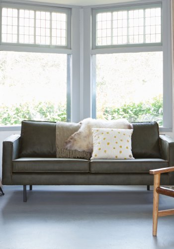 BEPUREHOME Rodeo 2,5 pers. sofa - army grn stof