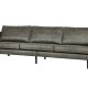 BEPUREHOME Rodeo 3 pers. sofa - army grn stof