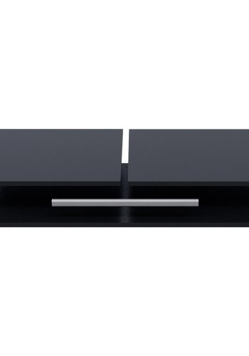 WOOOD Connect 1 bjlestang, 1 skillevg, 2 hylder til garderobeskab - sort melamin