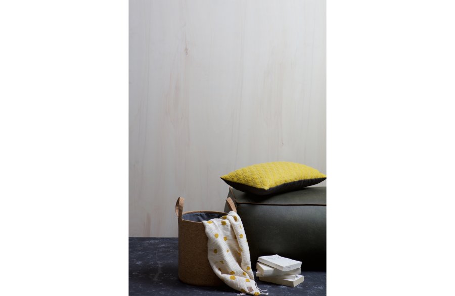 BEPUREHOME Rodeo puf - army grn stof (120x60)