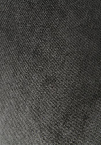 WOOOD Sara lav puf, rund - varm grn polyester fljl (60)