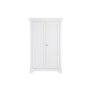 WOOOD Isabel skab, m. 2 lger og 4 hylder - hvid fyrretr og melamin