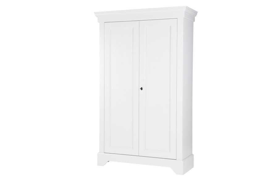 WOOOD Isabel skab, m. 2 lger og 4 hylder - hvid fyrretr og melamin