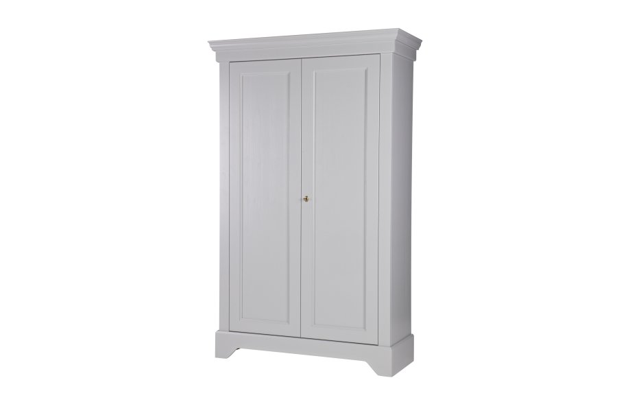 WOOOD Isabel skab, m. 2 lger og 4 hylder - betongr fyrretr og melamin