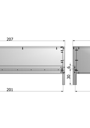WOOOD Nikki junior sofa sengeramme, ekskl. lamelbund, madras og skuffe - hvid fyrretr (90x200)