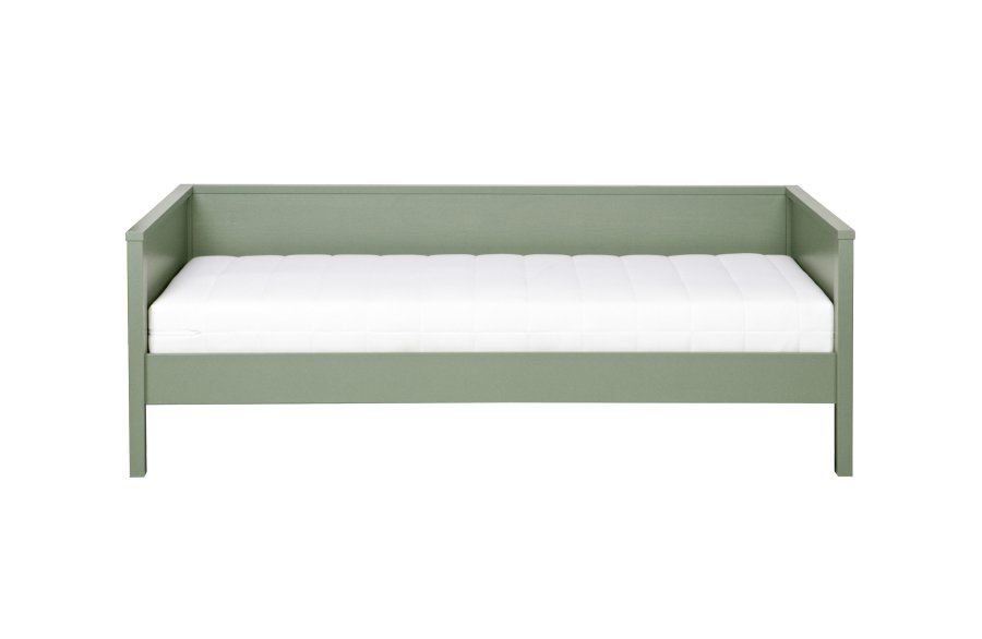 WOOOD Nikki junior sofa sengeramme, ekskl. lamelbund, madras og skuffe - jade grn fyrretr (90x200)