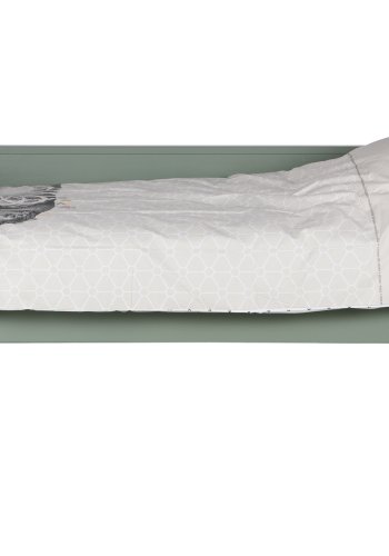 WOOOD Nikki junior sofa sengeramme, ekskl. lamelbund, madras og skuffe - jade grn fyrretr (90x200)