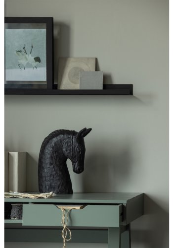 WOOOD Nikki skrivebord, m. 1 rum og 2 skuffer - jade grn fyrretr (140x62)