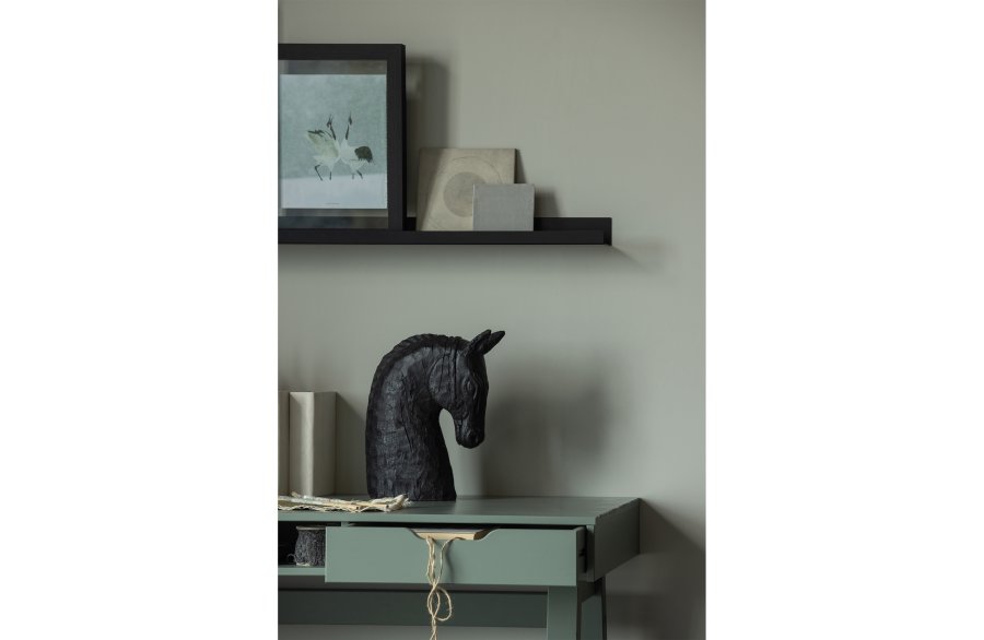 WOOOD Nikki skrivebord, m. 1 rum og 2 skuffer - jade grn fyrretr (140x62)