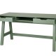 WOOOD Nikki skrivebord, m. 1 rum og 2 skuffer - jade grn fyrretr (140x62)