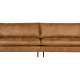 BEPUREHOME Rodeo 3 pers. sofa - cognac stof