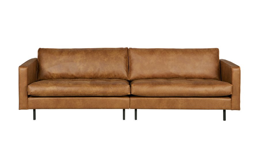 BEPUREHOME Rodeo 3 pers. sofa - cognac stof