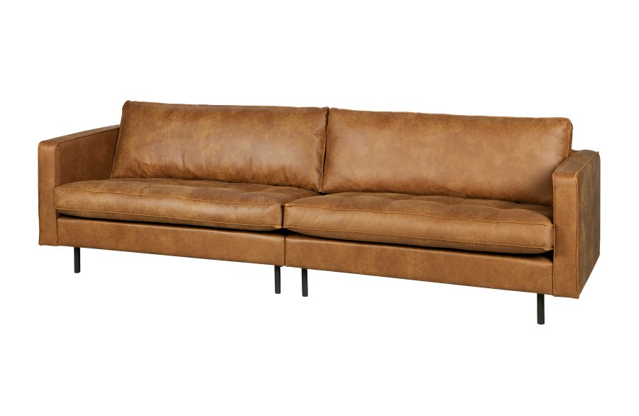 BEPUREHOME Rodeo 3 pers. sofa - cognac stof