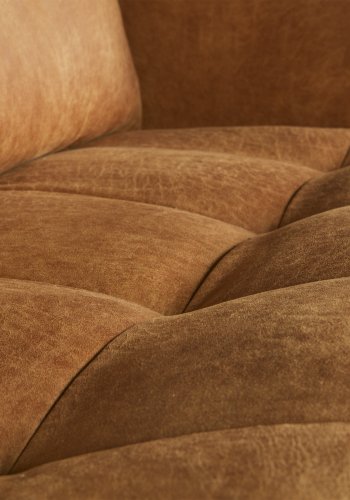 BEPUREHOME Rodeo 3 pers. sofa - cognac stof