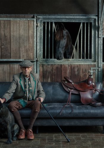 BEPUREHOME Rodeo 3 pers. sofa - sort stof