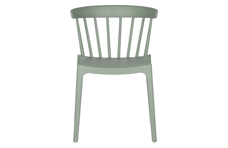 WOOOD Bliss spisebordsstol, stabelbar - jade grn plastik