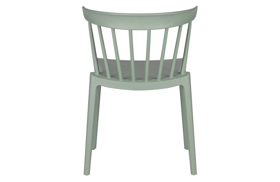 WOOOD Bliss spisebordsstol, stabelbar - jade grn plastik