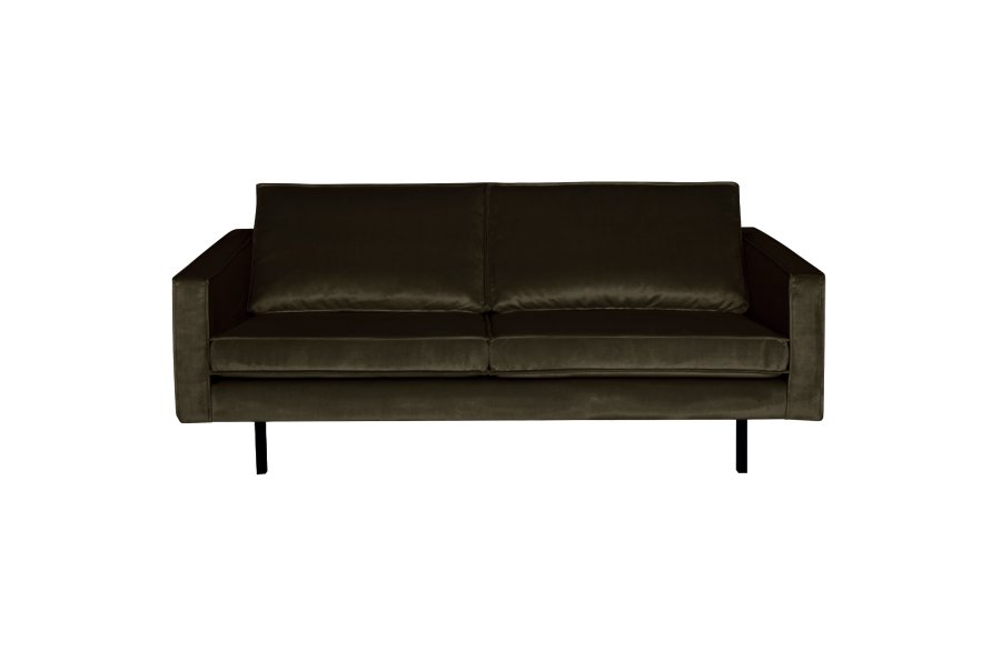 BEPUREHOME Rodeo 2,5 pers. sofa - jger mrkegrn fljl